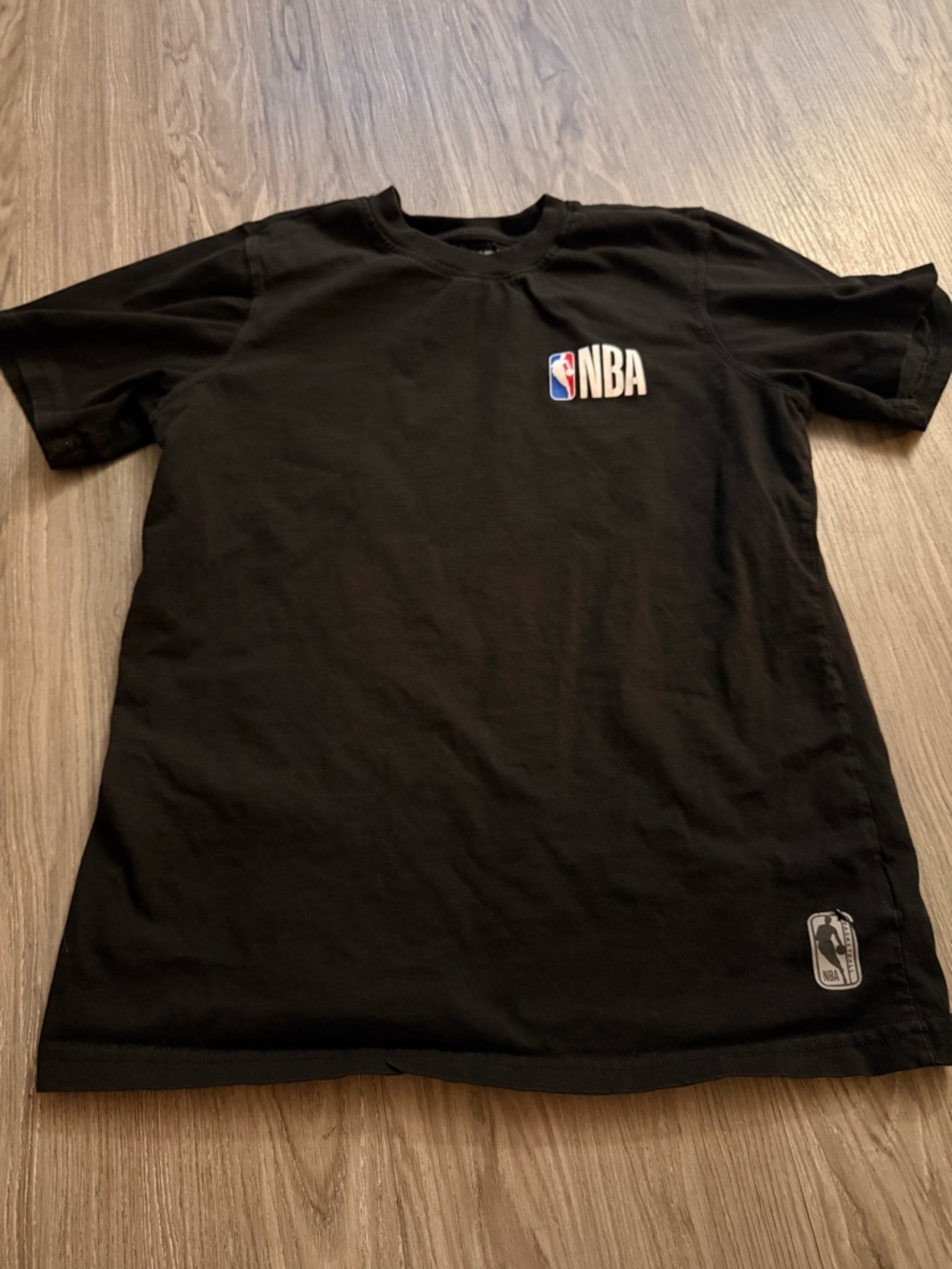 NBA Black Short Sleeve Logo Tee